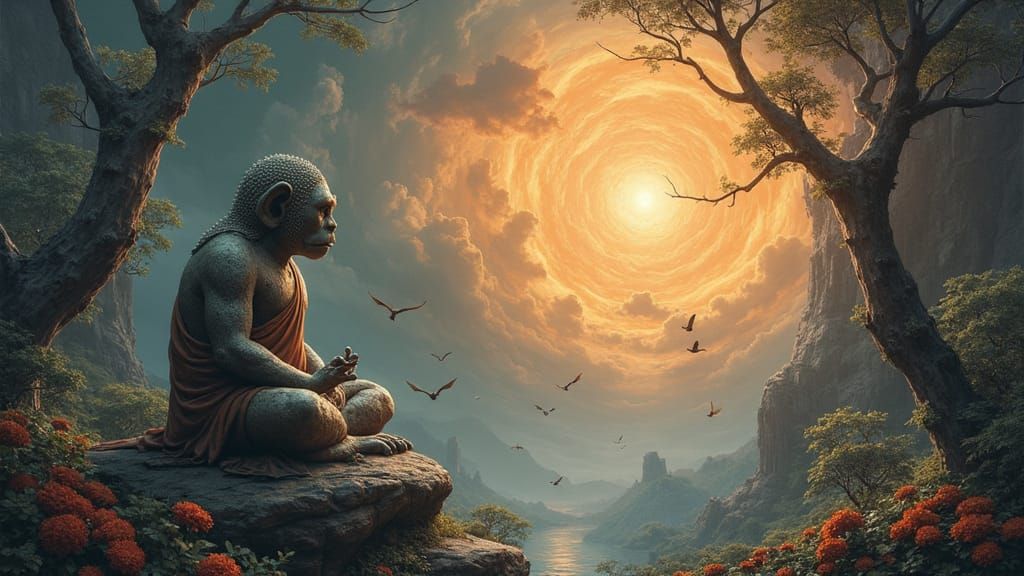 Stone Monkey Emerges in Primal Chaos