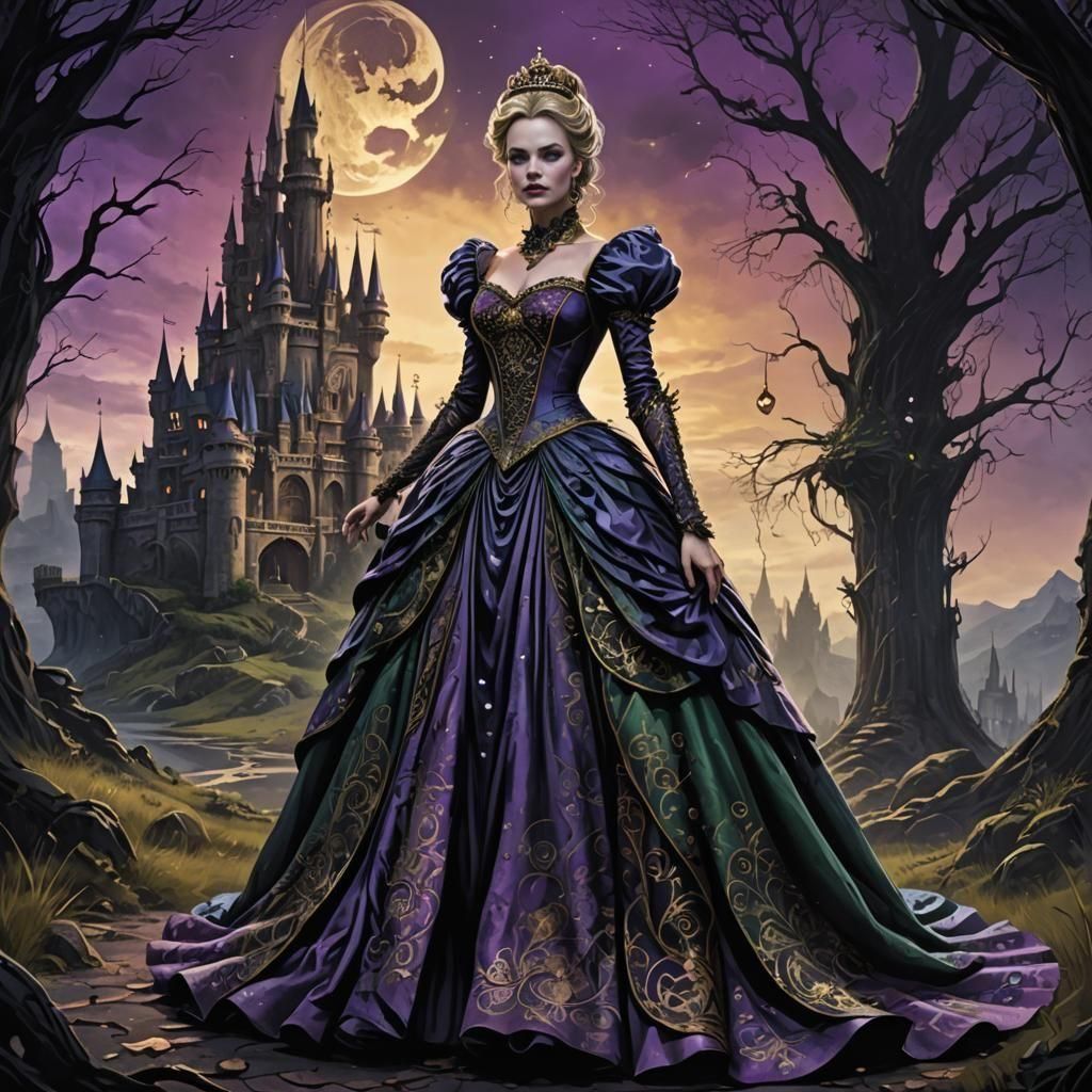 Cinderella as Villain: Fantasy Concept Art