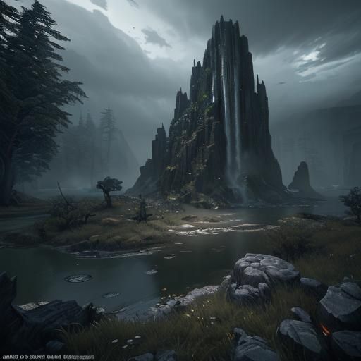 Epic 3D Render of Valhalla