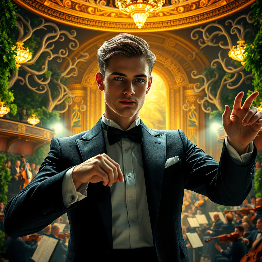 Ethereal Orchestra Led by Young Conductor