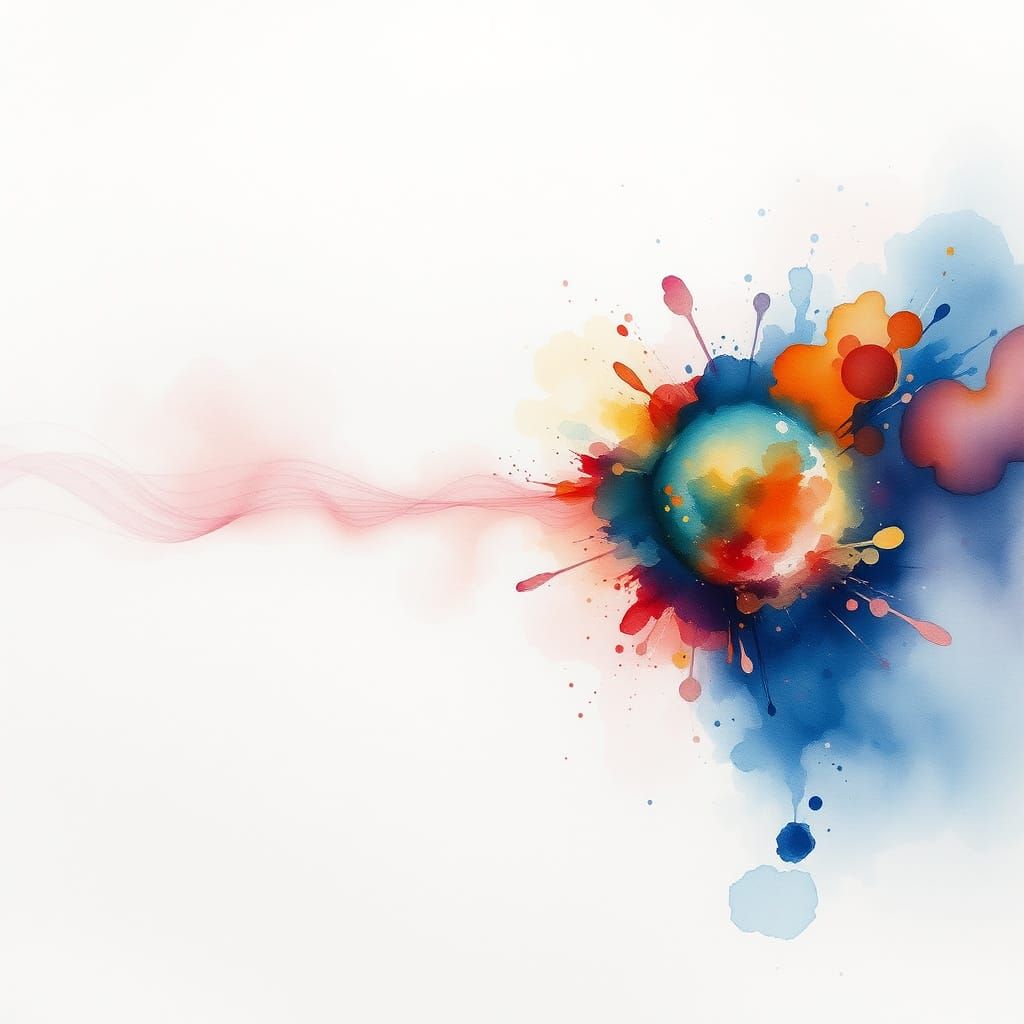 Ethereal Universe in Dreamy Watercolour