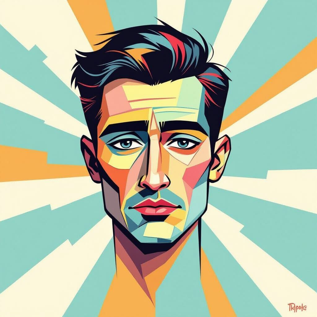 Detailed Nose Study with Sharp Edges