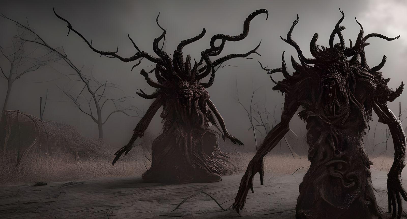 Post-Apocalyptic World Destroyed by a Sinister Deity