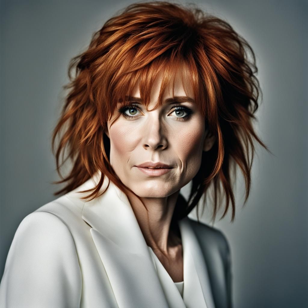 Mylène Farmer Portrait: Professional Studio Photography