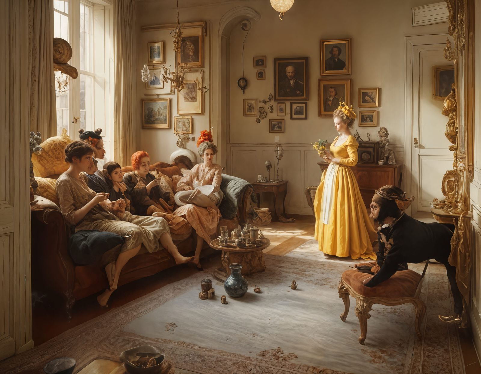 Sunday Afternoon: Aunts and Cousins...