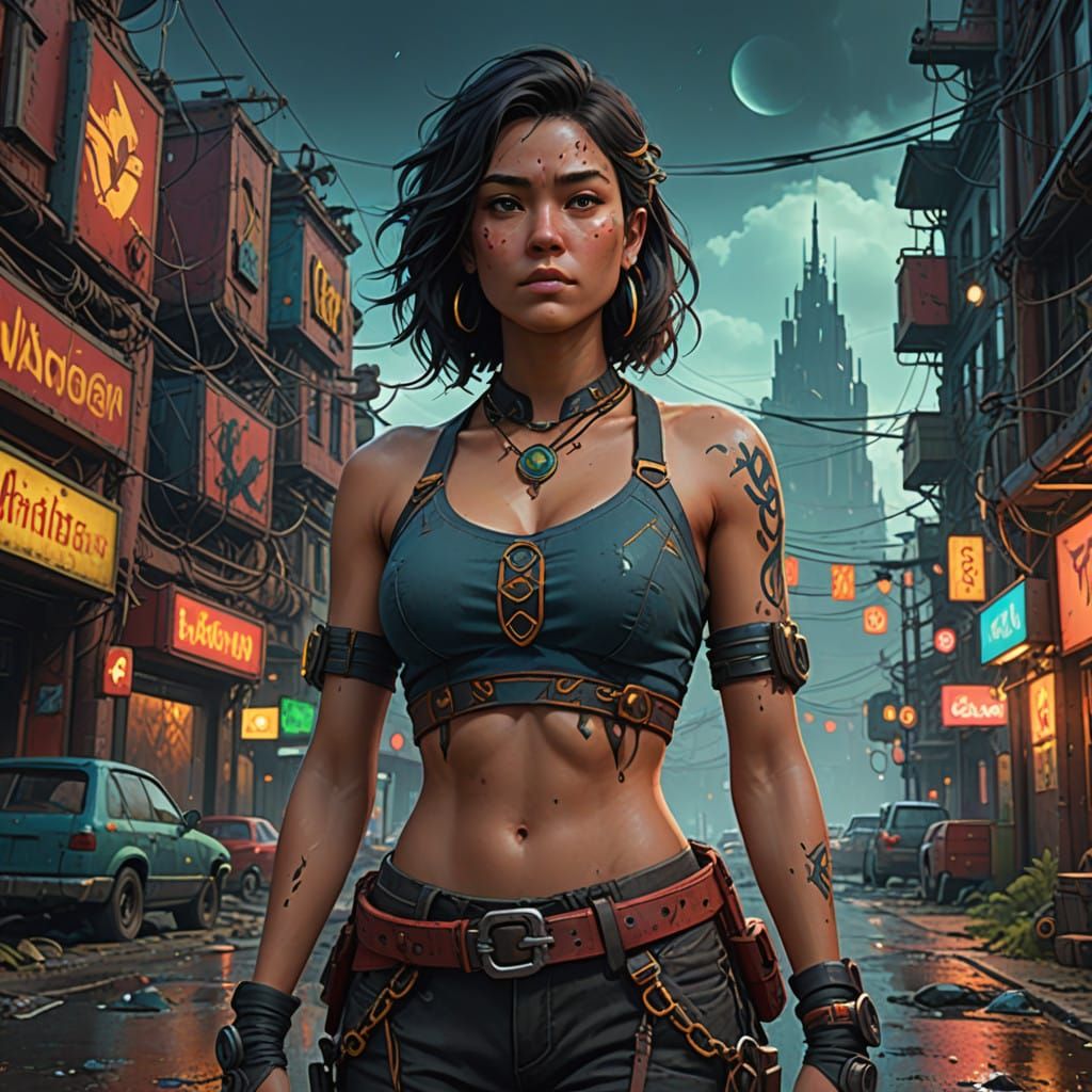 A young Woman in a big City (2)