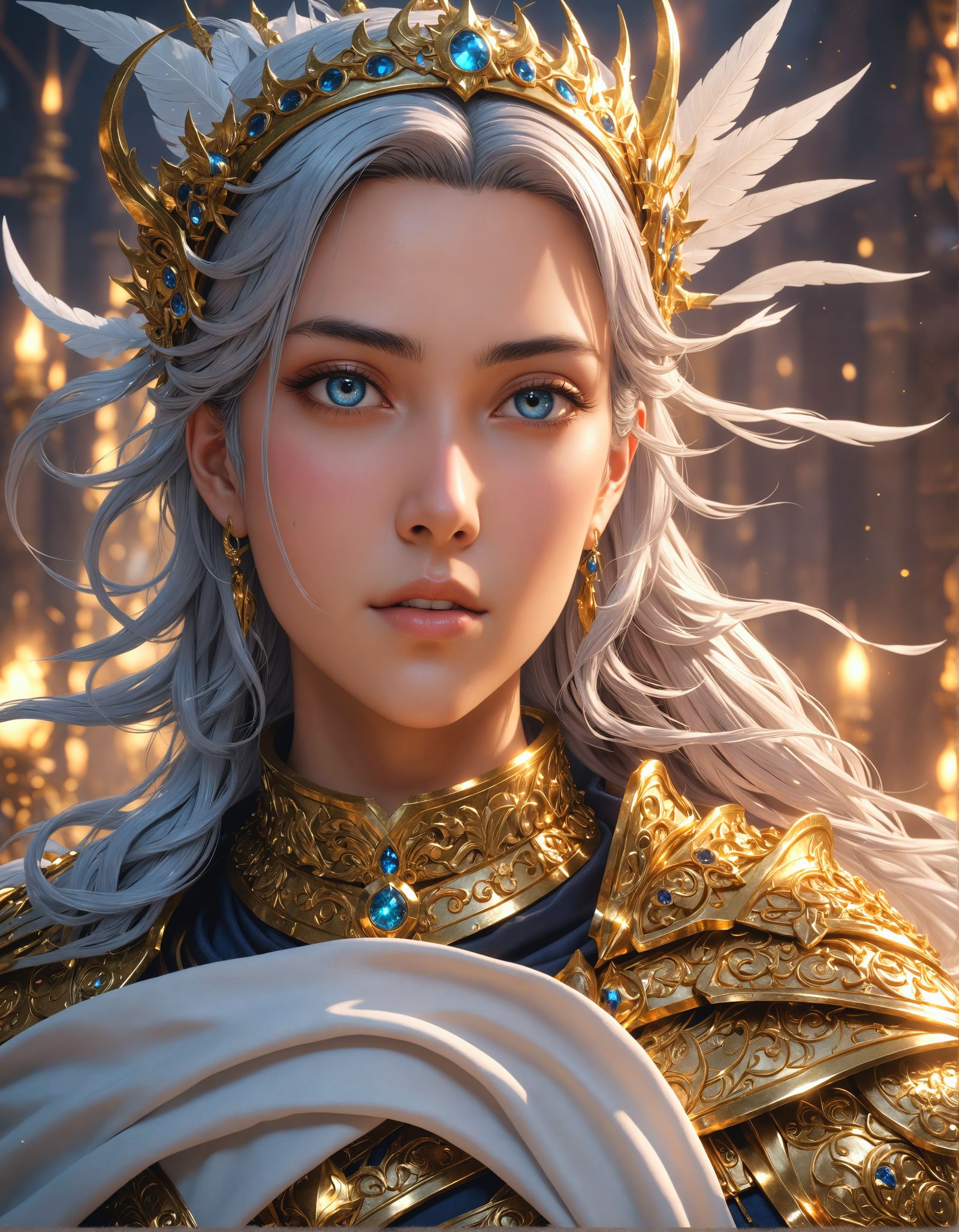 Divine Magi in Living Armor: Anime Fantasy