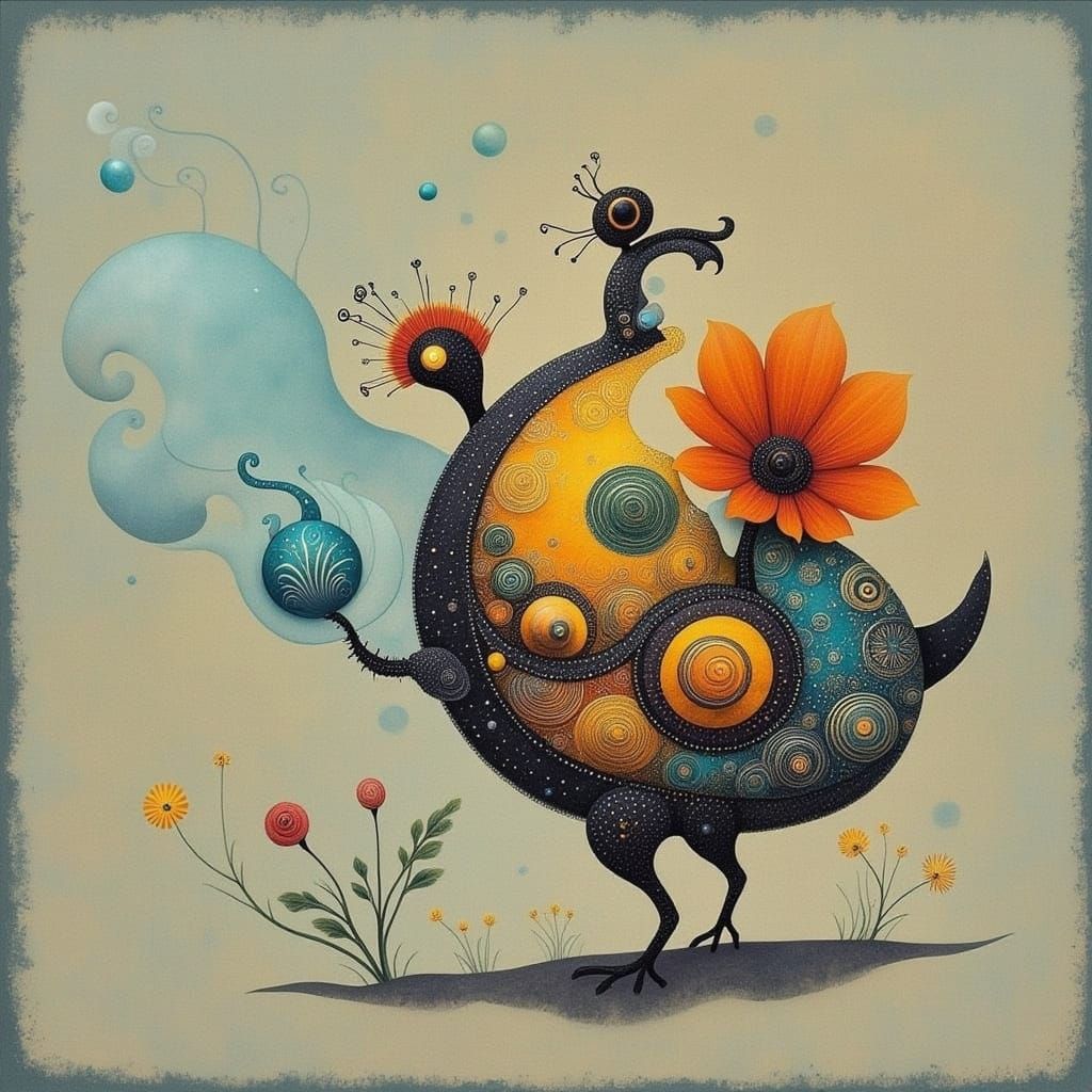 Painterly Magic Image with Vibrant Colors