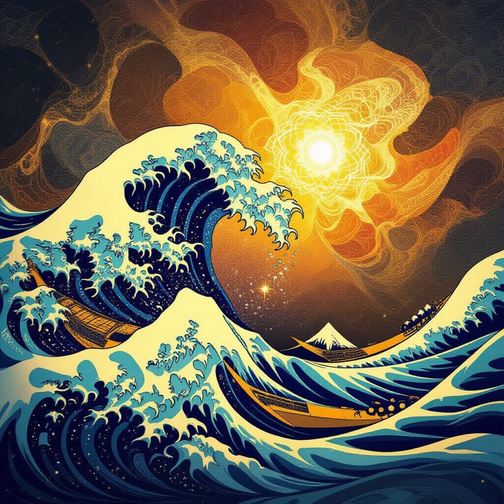 Divine Wave of Salvation Engulfs Earth Landscape