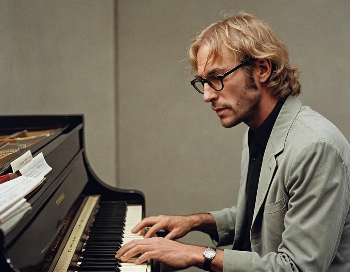 Warren Zevon Playing the Piano