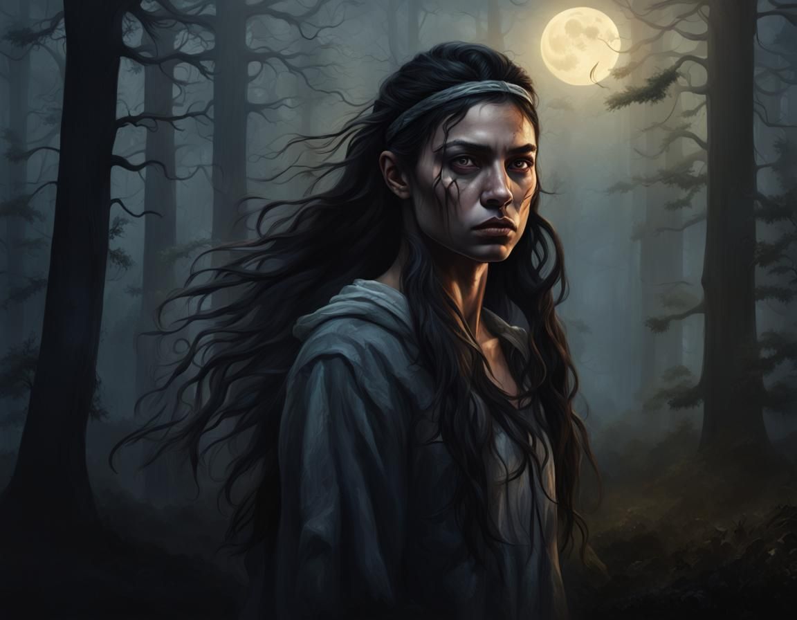 Transylvanian Girl Portrait in Photo Realistic Style