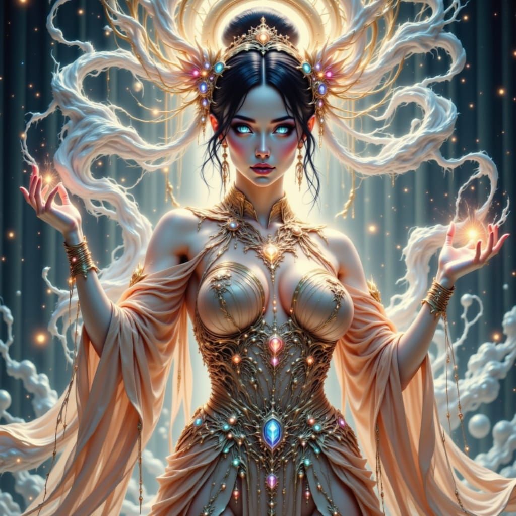 She is the temptress...