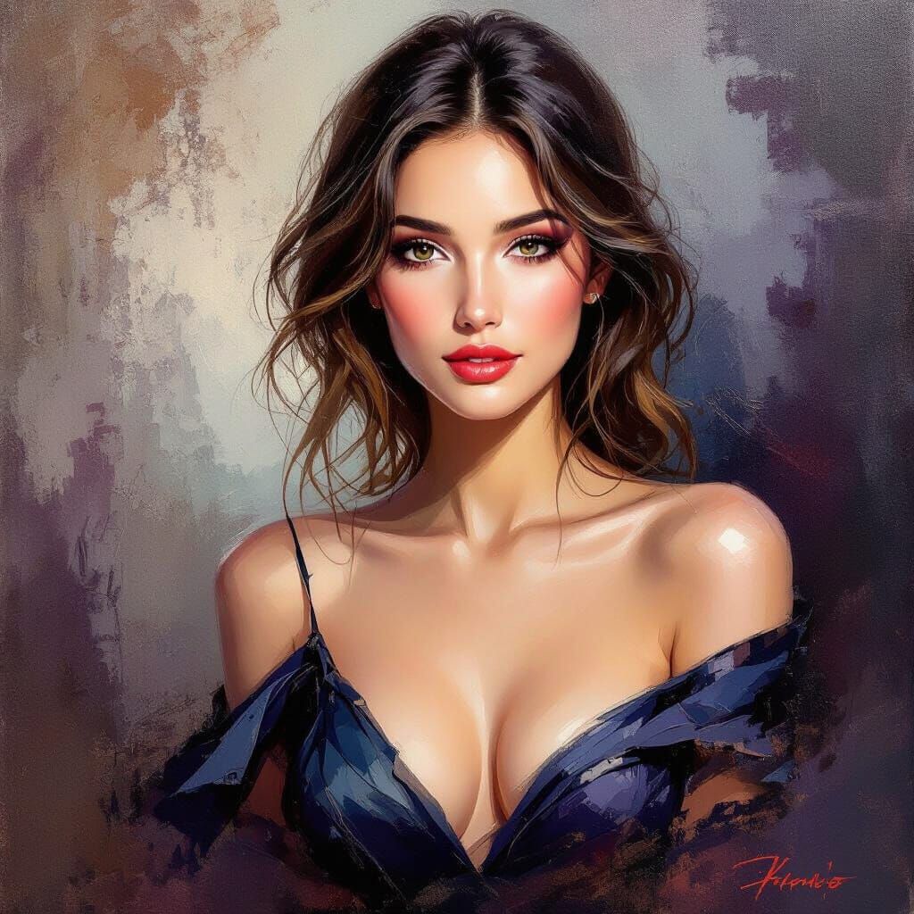Sensual Beauty in Art: Evocative Painting
