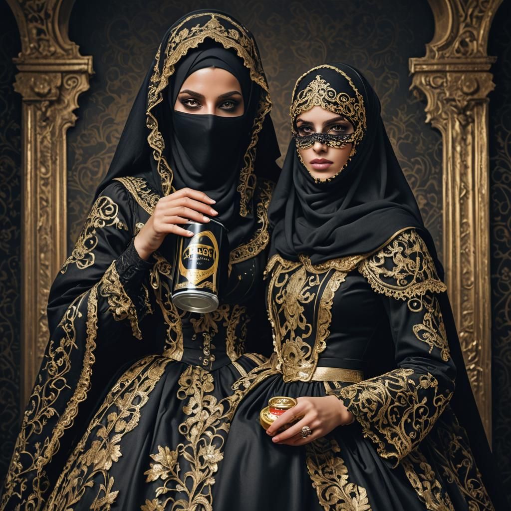 High Fashion Magazine Cover: Niqab and Arbor