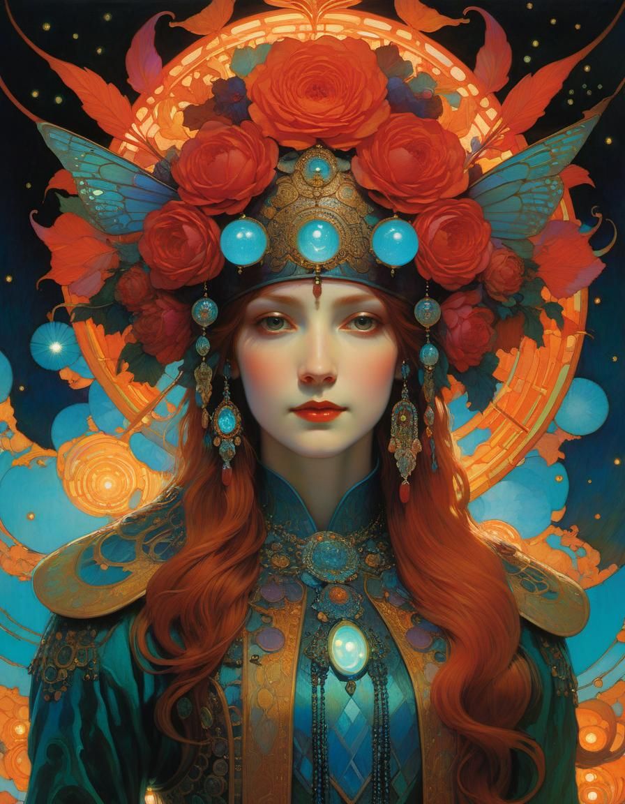 Nacreous Lighting: Whimsical Fantasy Art