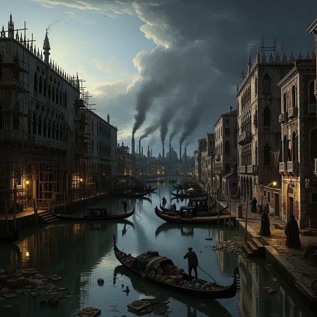 Grim Cityscape in Classical Style