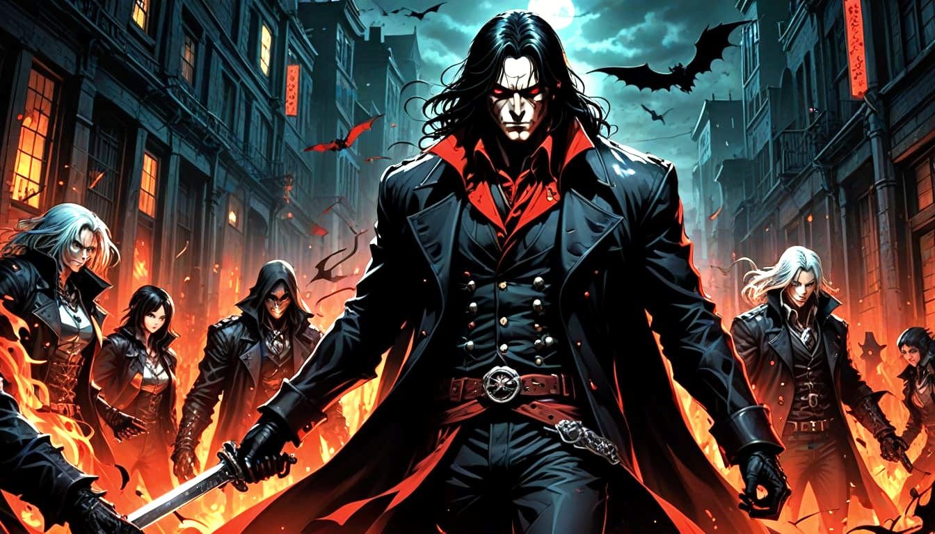 Epic Battle Between Alucard and High Vampires