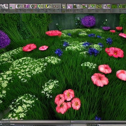 Secret Flower Garden: 3D Shaded Art