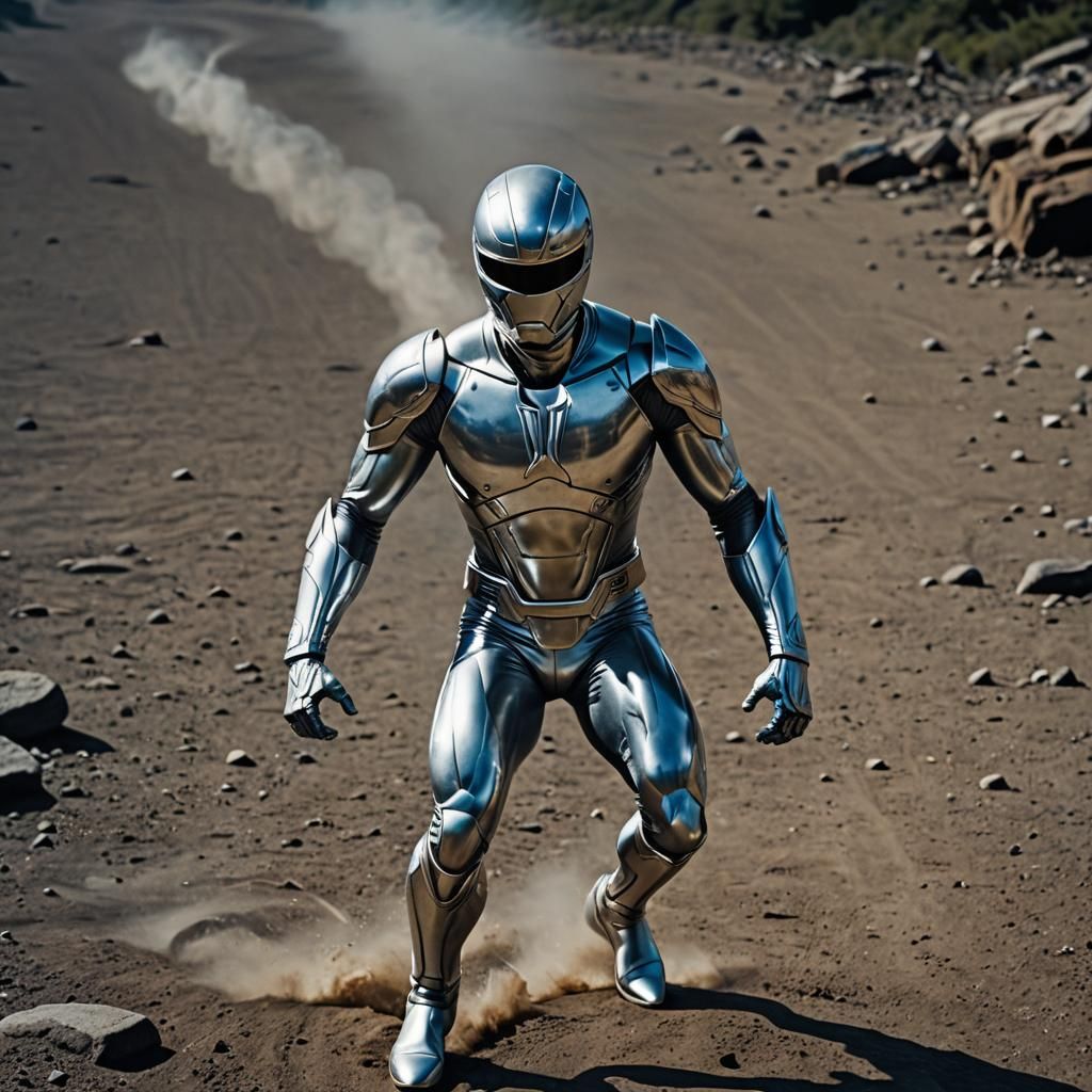 Silver Surfer as a Power Ranger