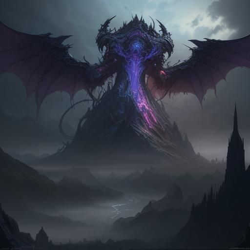 Detailed Matte Painting of a God in 8k