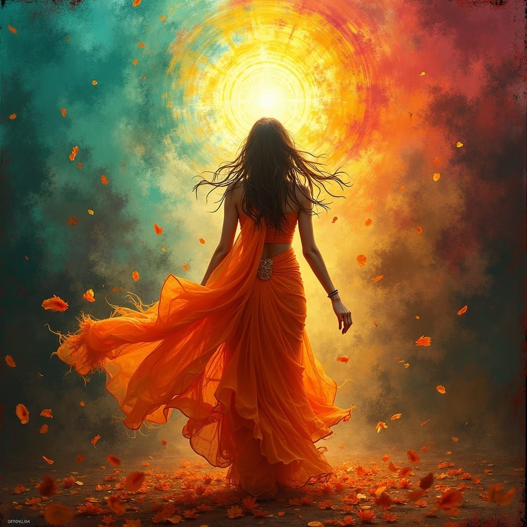 Abstract Religious Festivals in Harmony