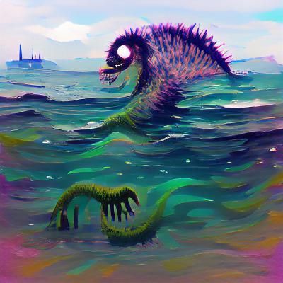 Terrifying Sea Monster Generated by AI