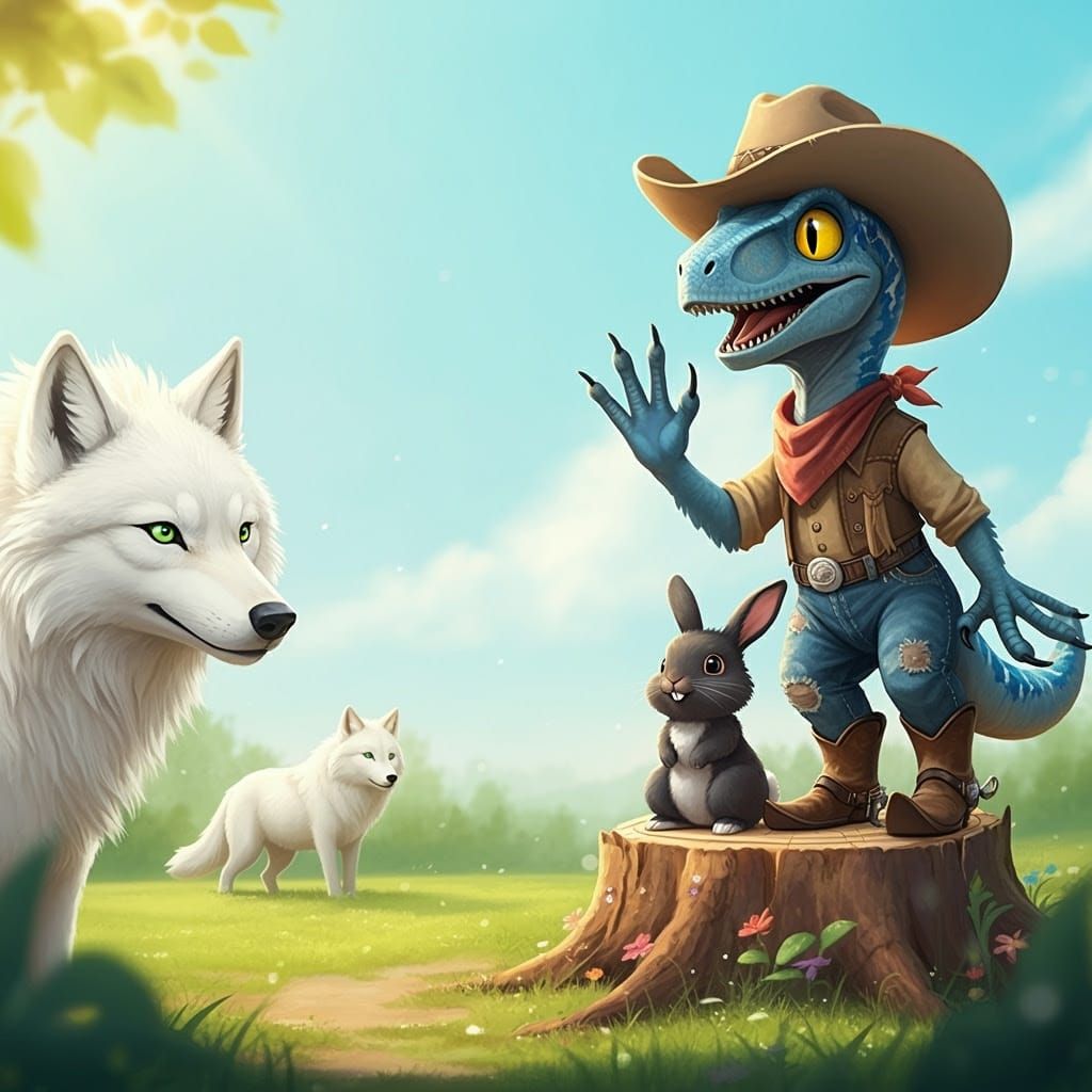 Wolfie, Moon and Raptor Ranger