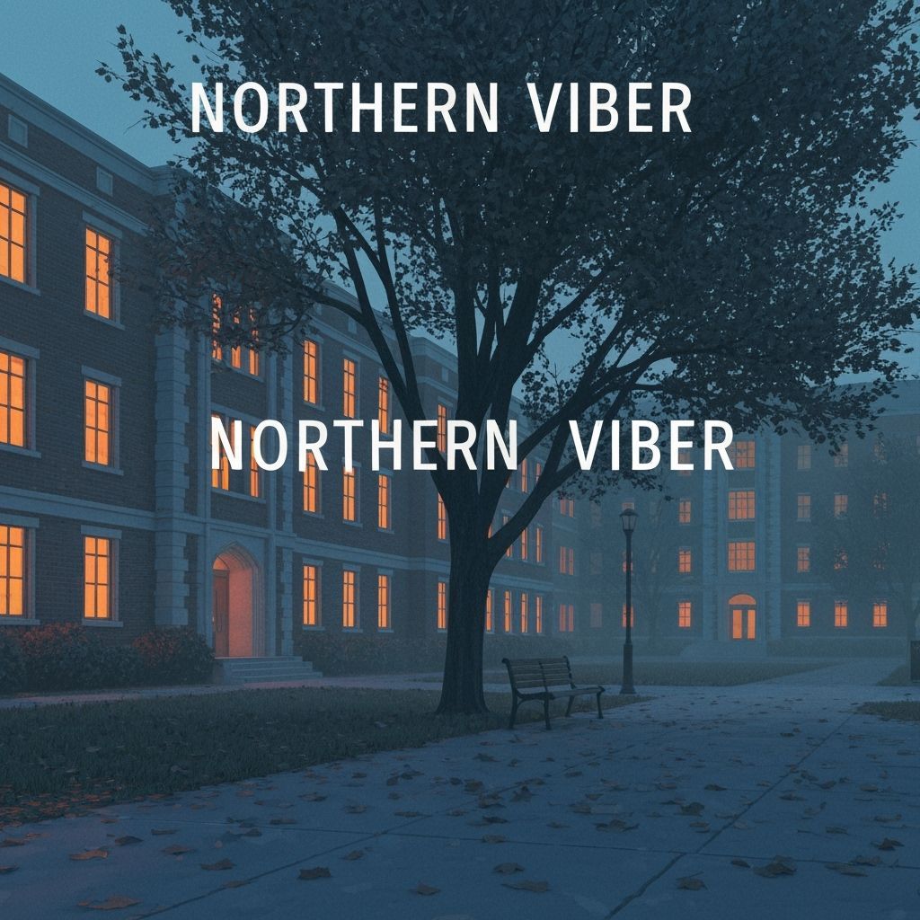 Deserted Campus at Dusk: Lo-Fi Nostalgia