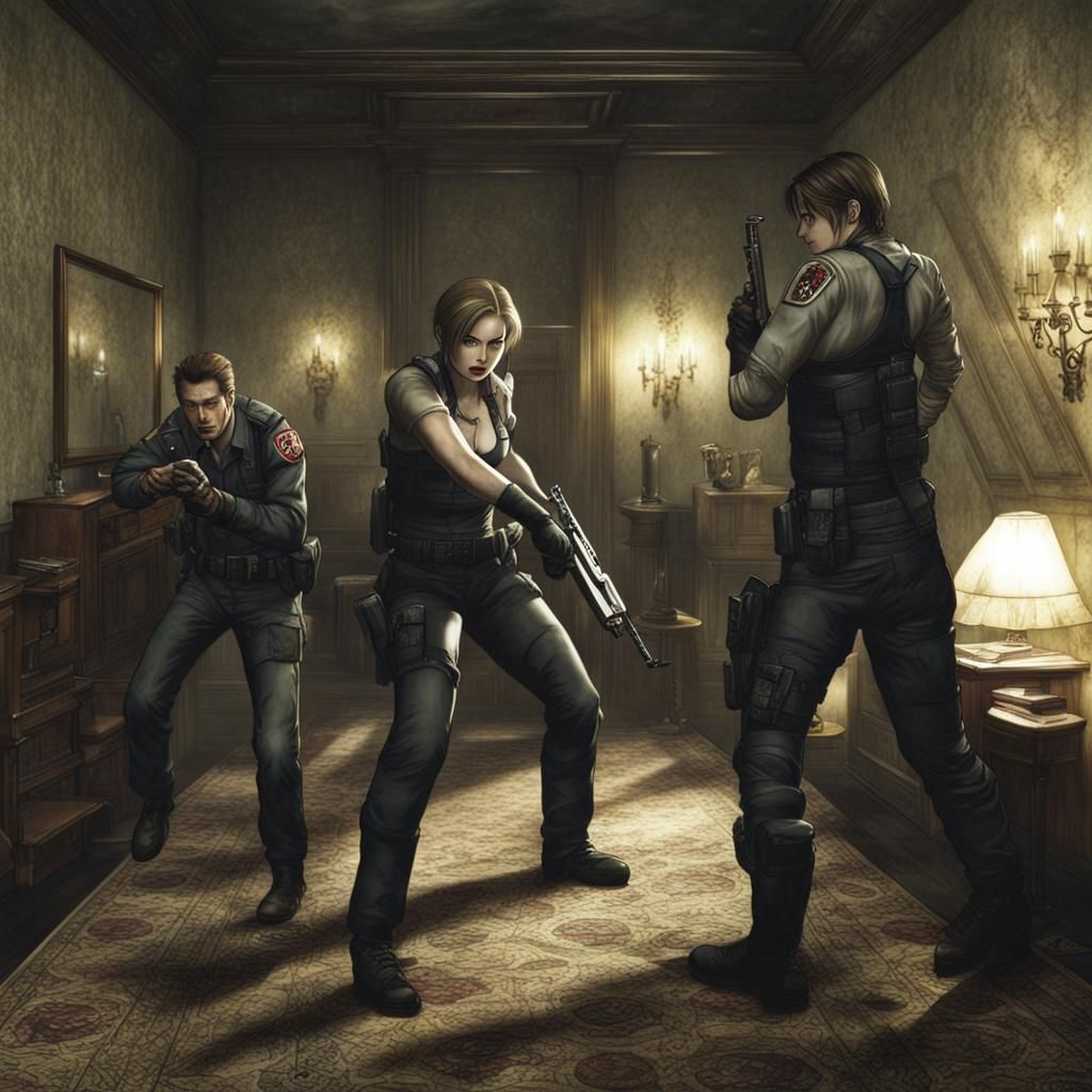 Resident Evil Inspired AI Art