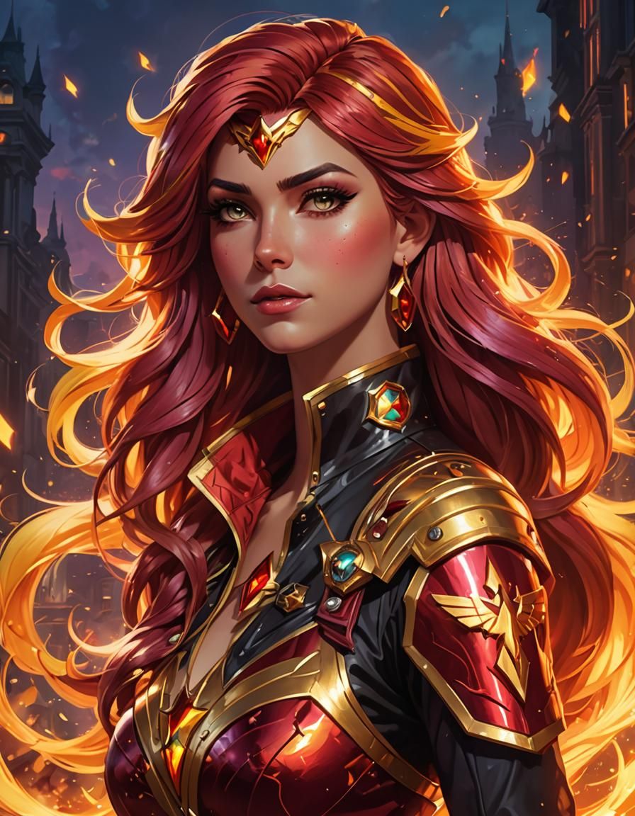 Sunset Shimmer: Rebellion Leader in Digital Art