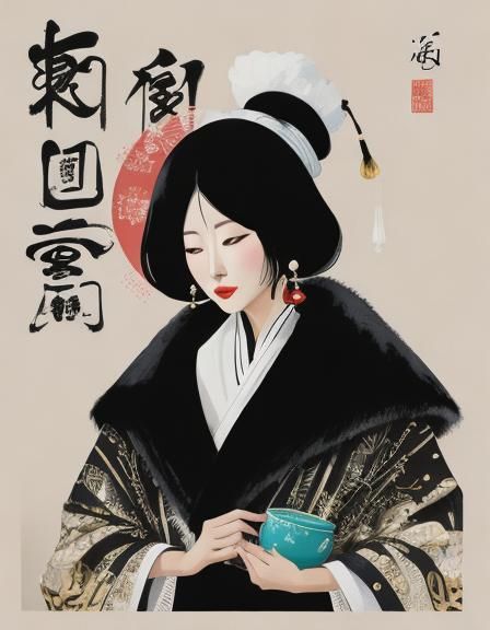 Woman in the Style of Wu Guanzhong