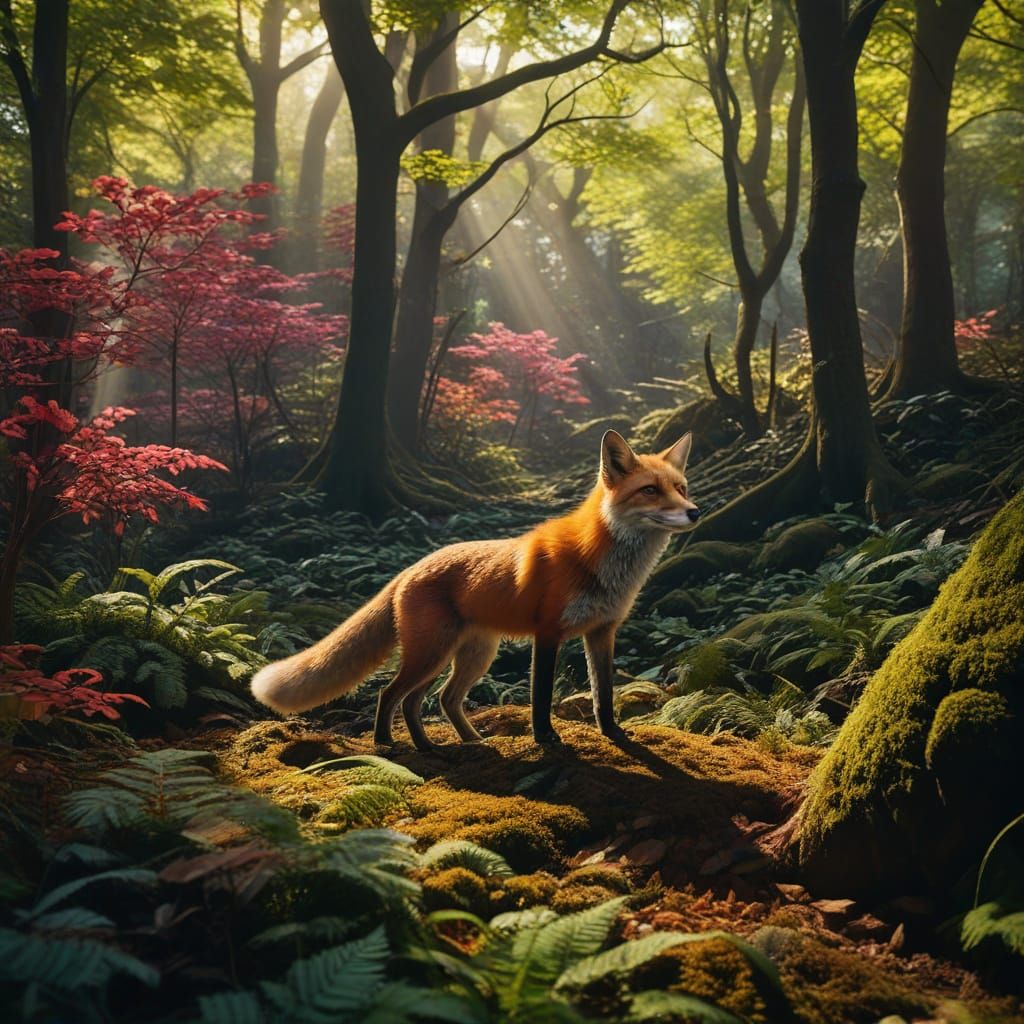 Surreal Dreamforest Unveils Alien Invasion in Vibrant, Swirl...