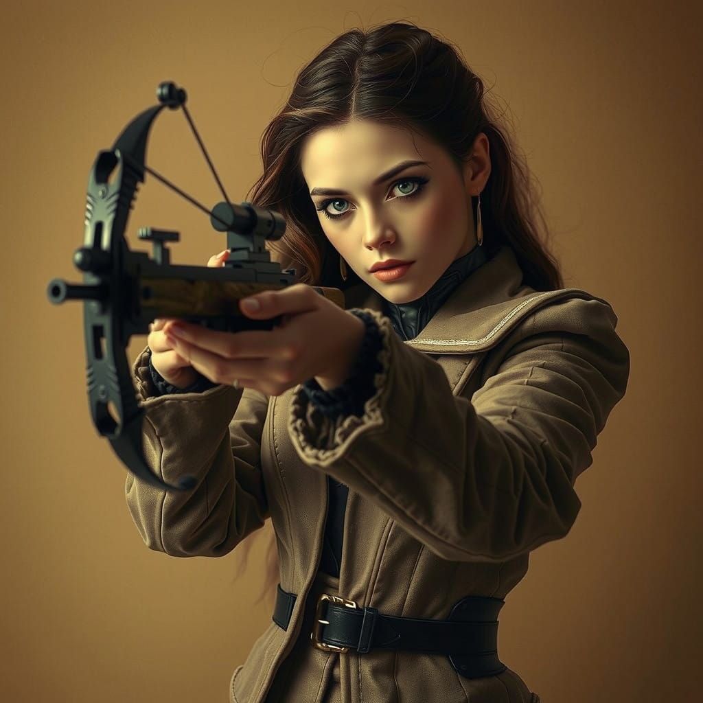 Renaissance-Inspired Assassin in Vintage Attire