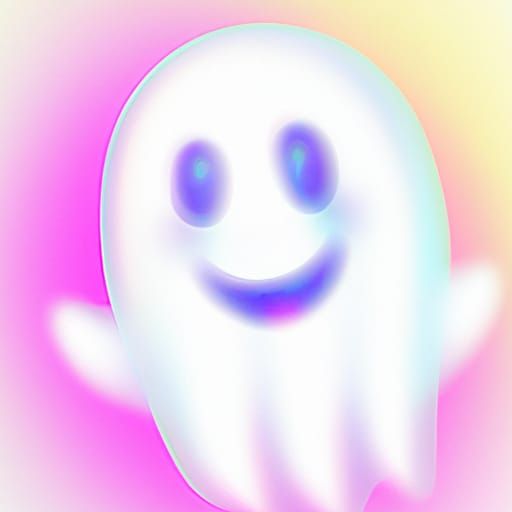 Friendly Ghost Casper in Fantasy Cartoon Style