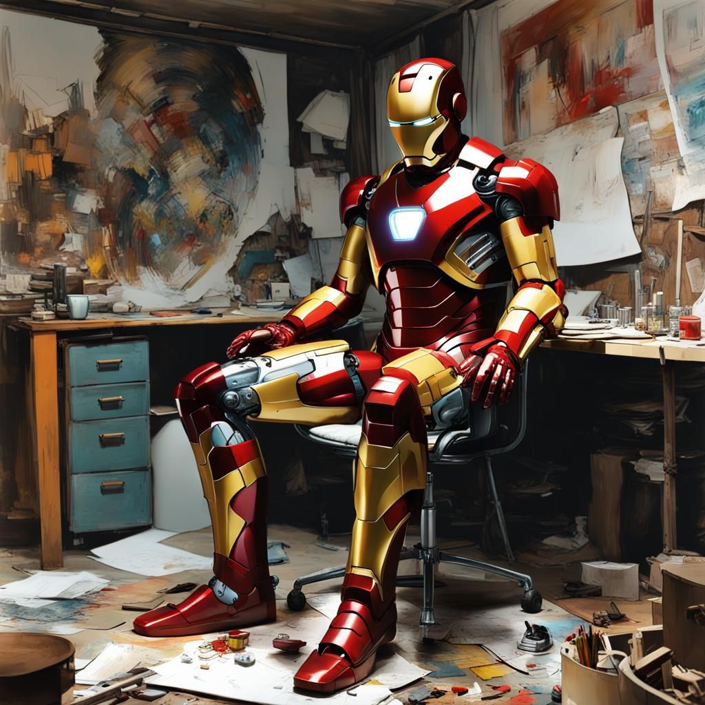 Depressed Iron Man