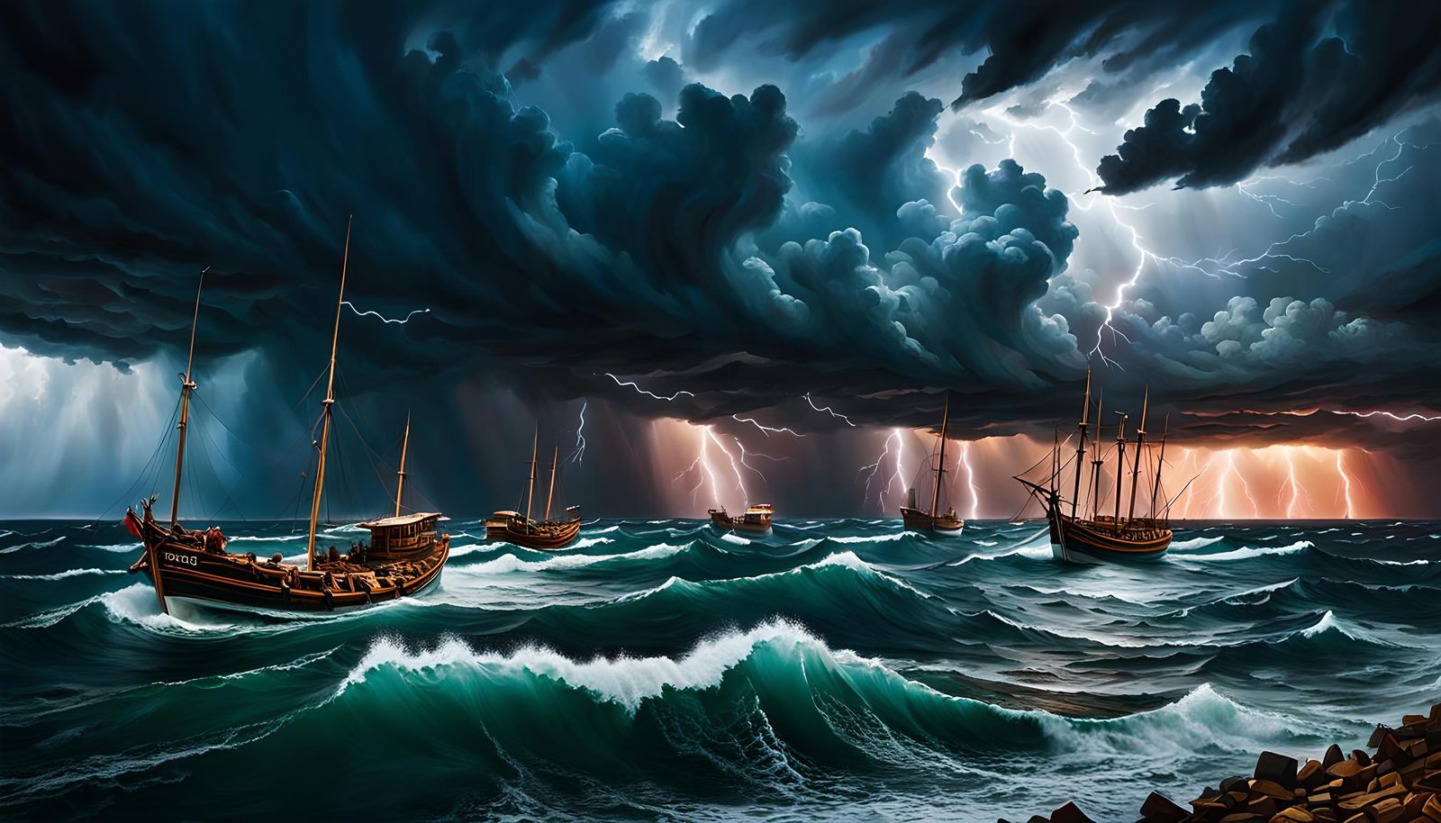 Stormy Red Sea: 1st Century Fishing Fleet
