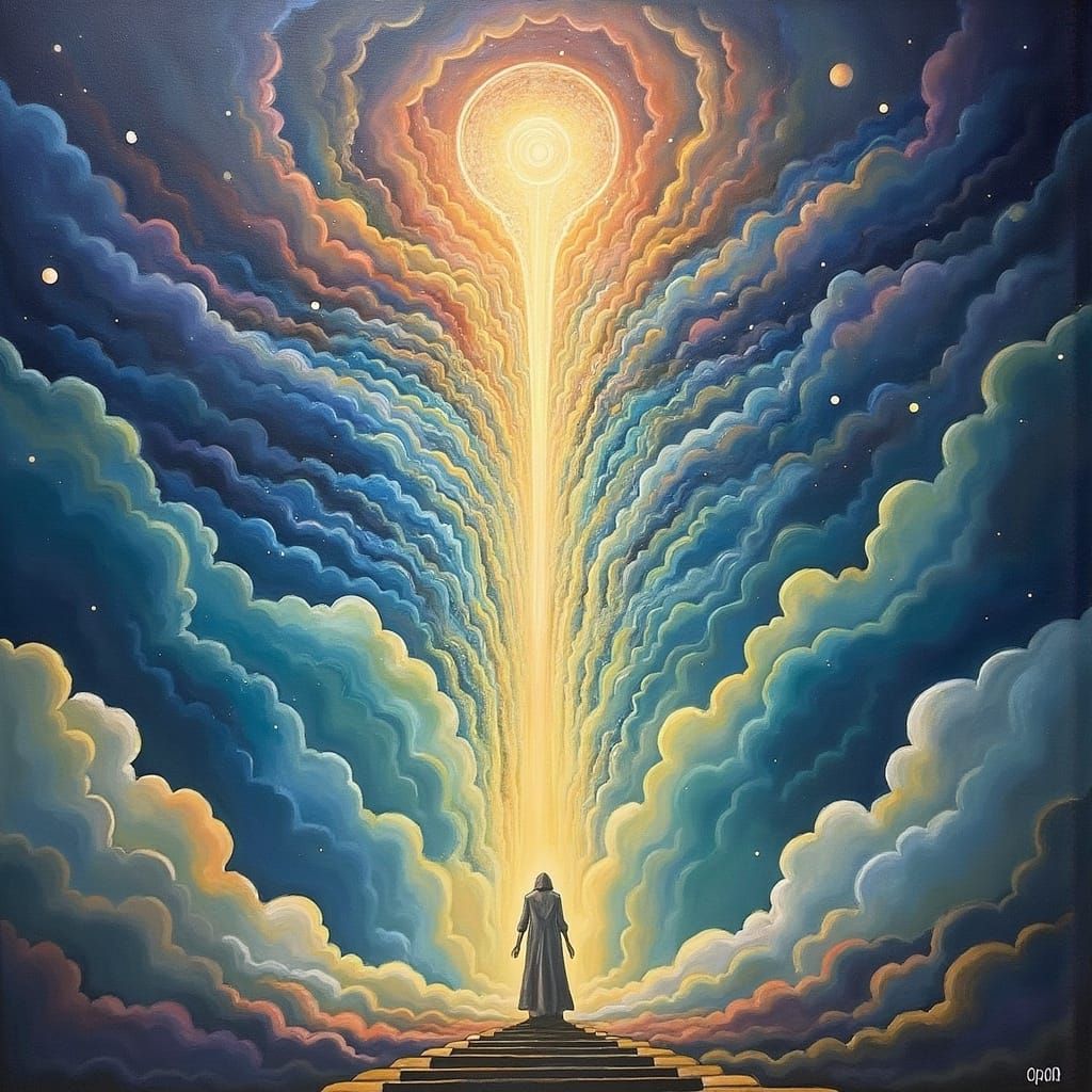 Ethereal Portal of Light Radiates Cosmic Energy