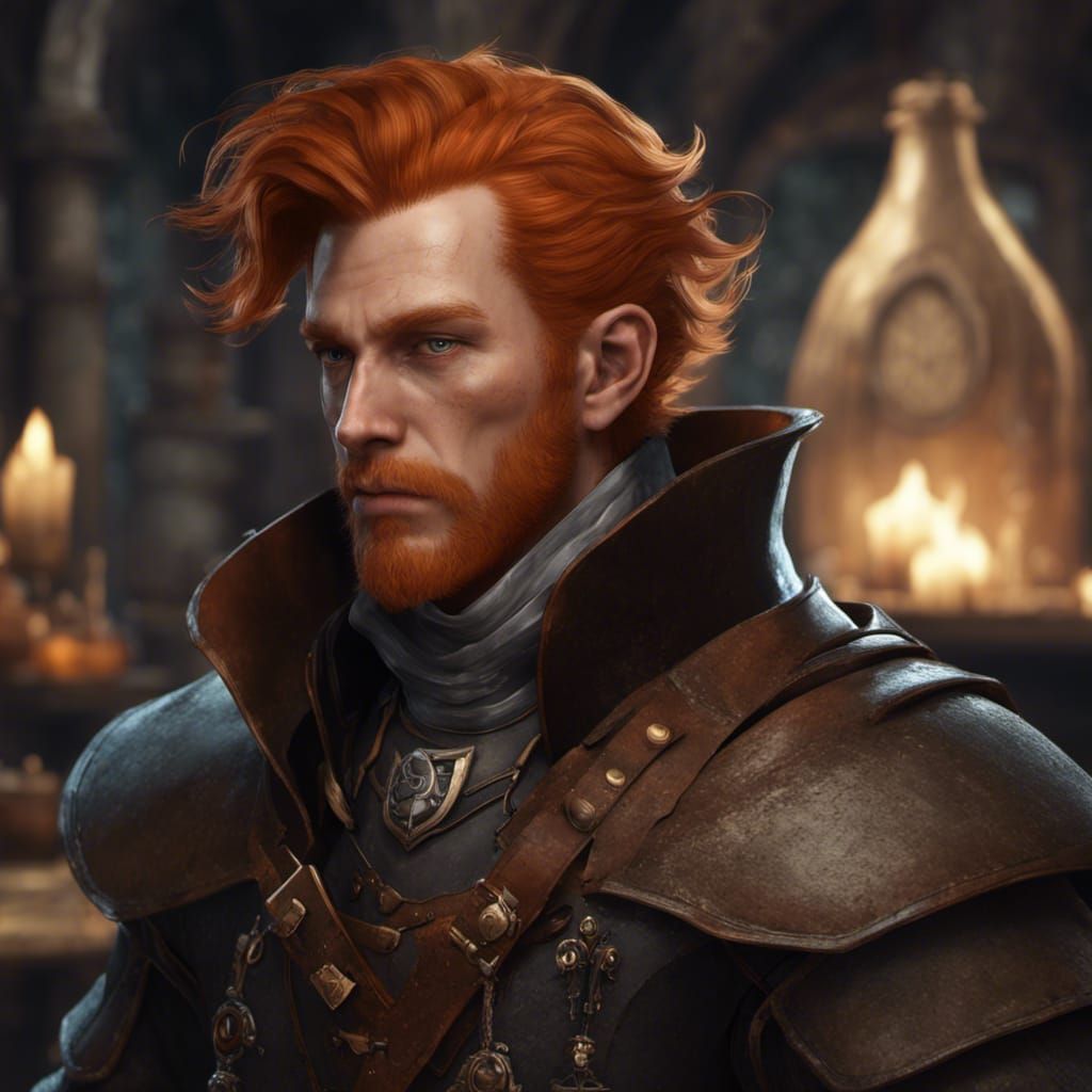 Fantasy Alchemist Concept Art in Dark Fantasy Style