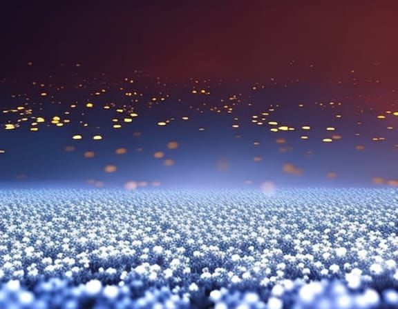 Glowing Flowers in a Midnight Field: Dreamcore Art