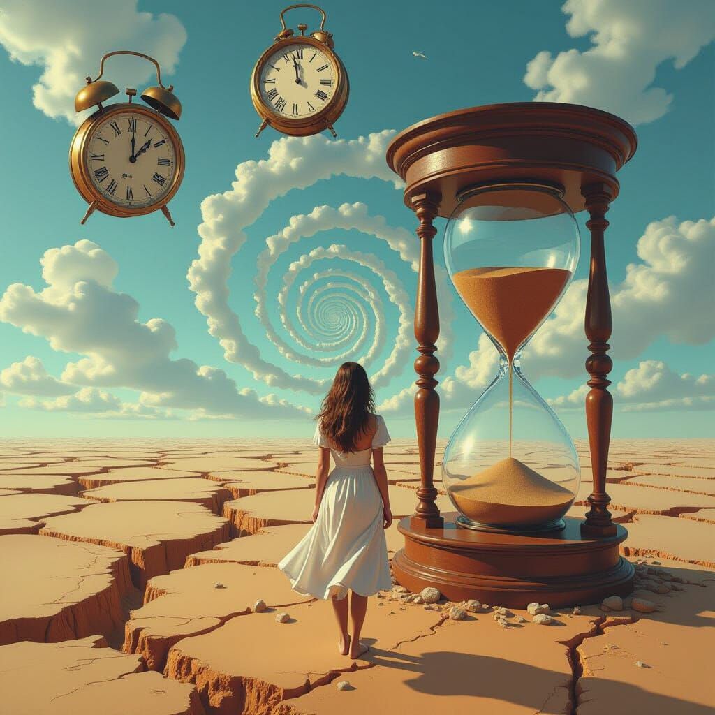Surreal Time Distortion: Dreamlike Reality