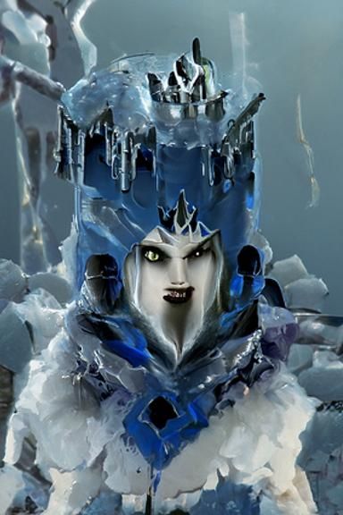 Ice Queen Ruler of Frozen Throne