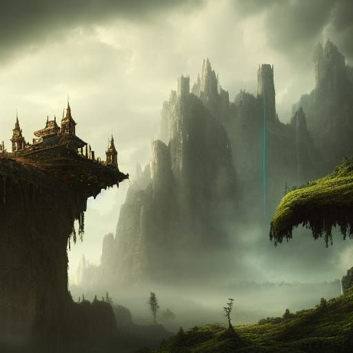 Dramatic Digital Painting with Intricate Detail