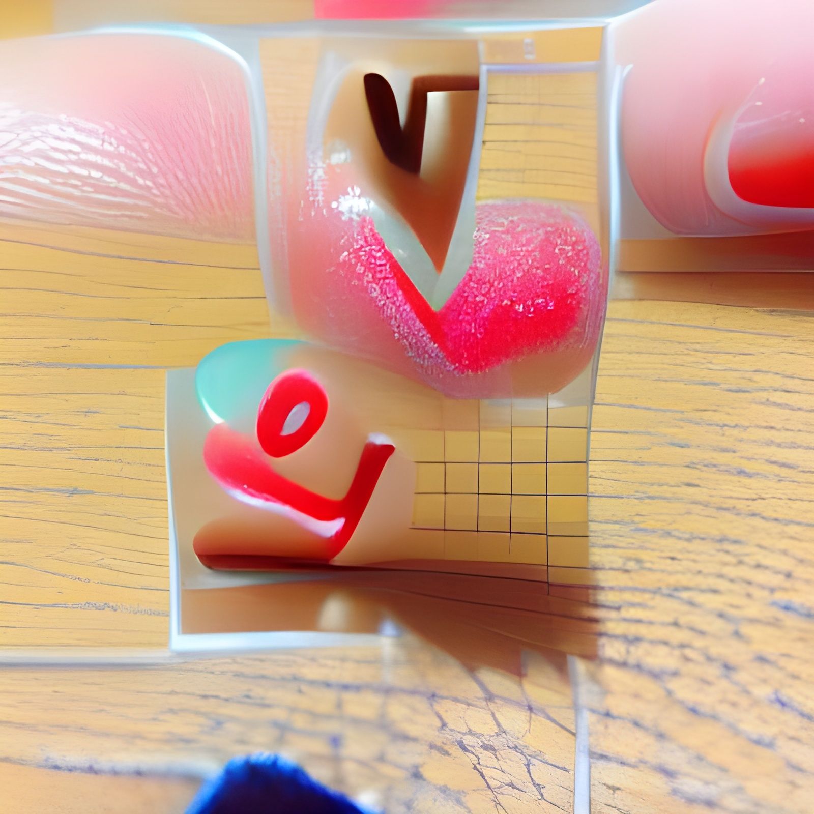 Abstract AI Interpretation of Love