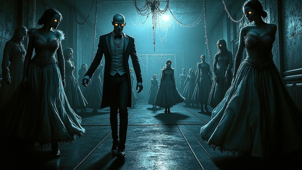 Zombie Prom Night in Eerie Moonlight