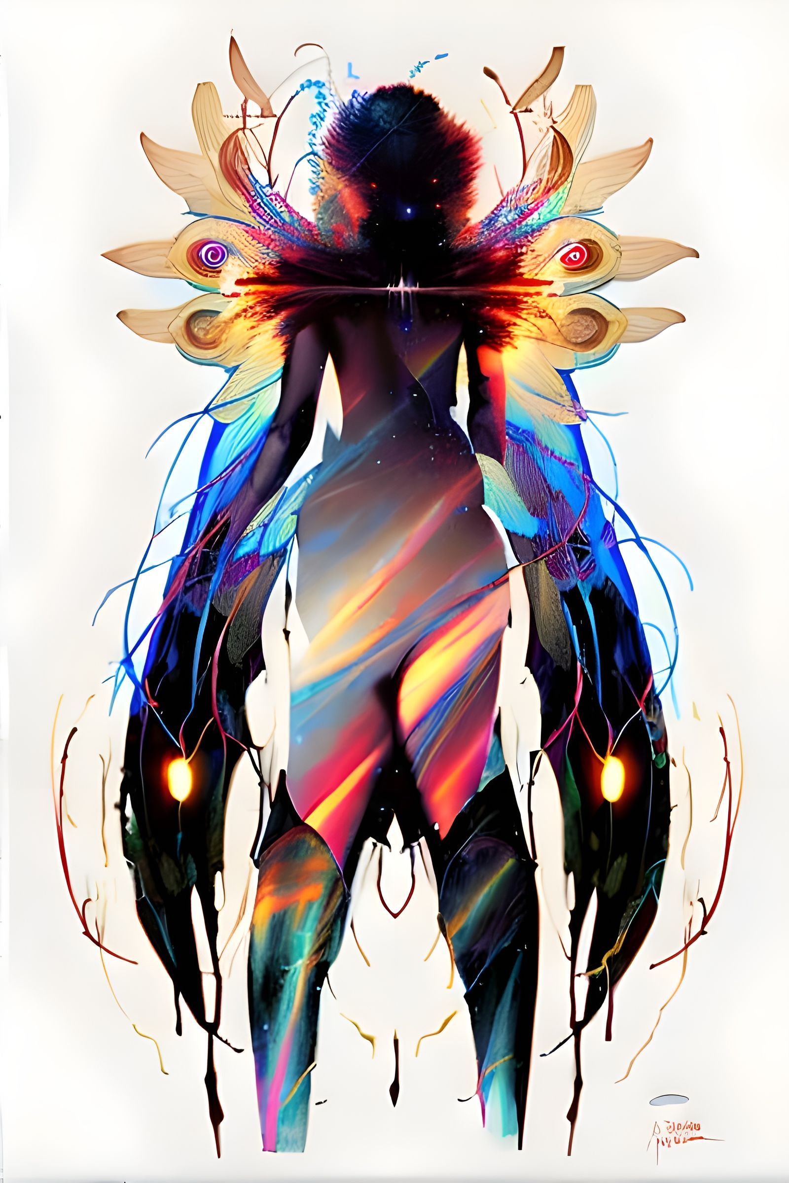 Cosmic Supernova Goddess of Prismatic Energy