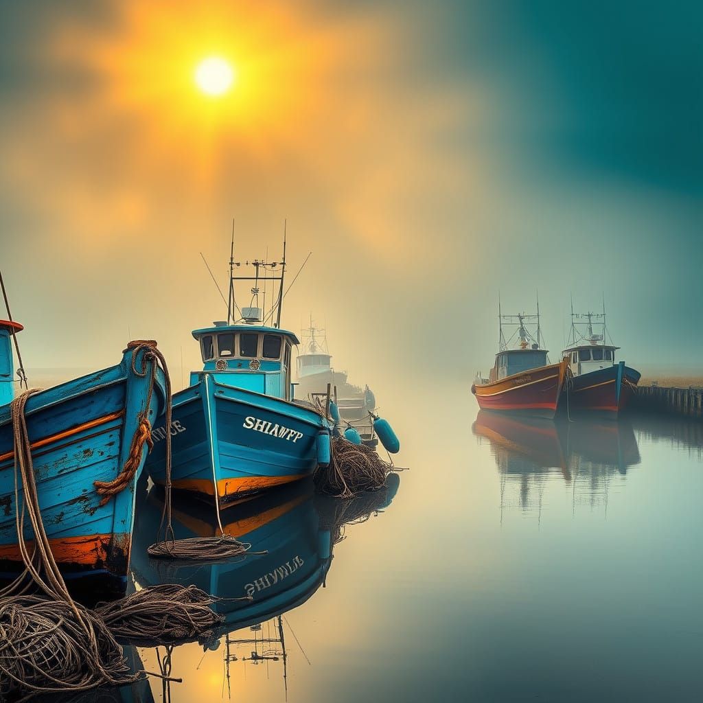 Shrimp Boats in the Morning