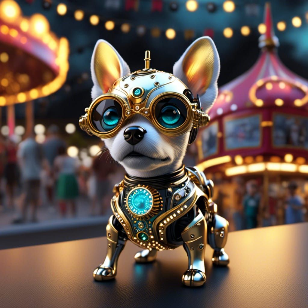 Nanobot Dog at the Carnival