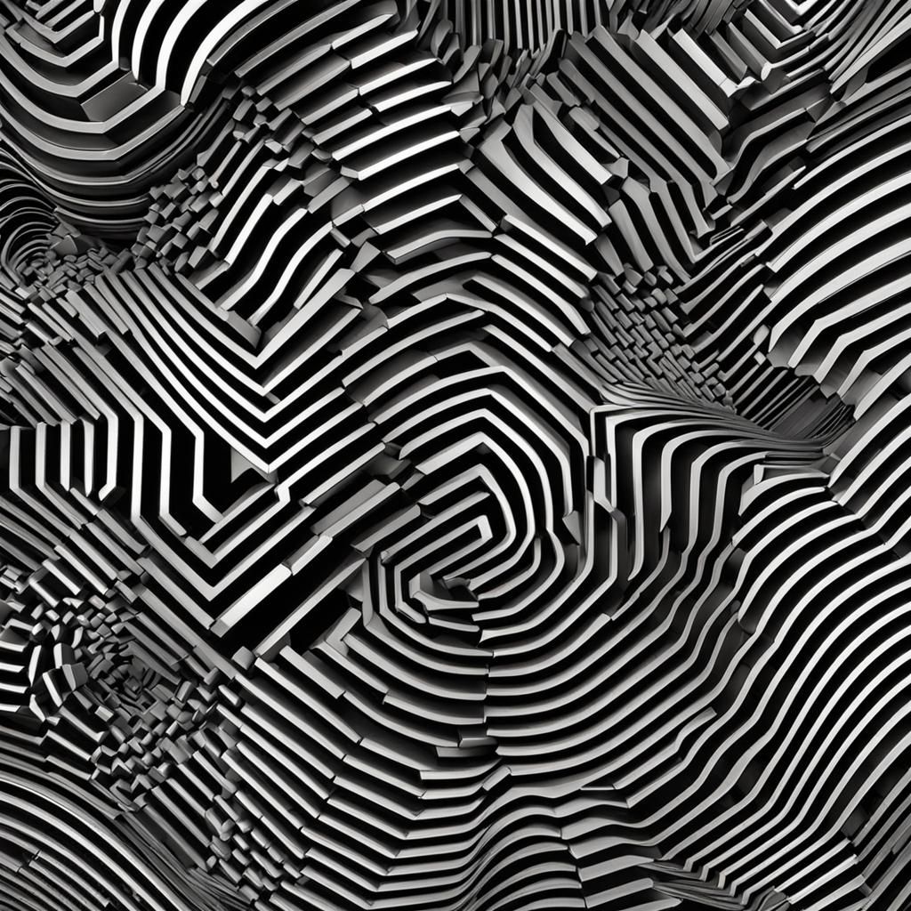 Hyperrealistic Abstract Optical Illusion in High Definition