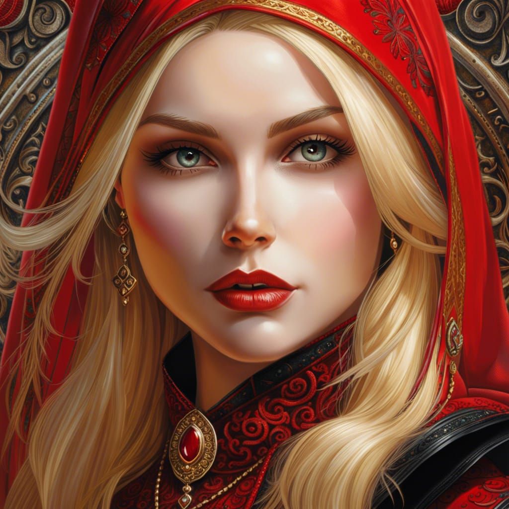 Stunning Gothic Girl Portrait with Alluring Features