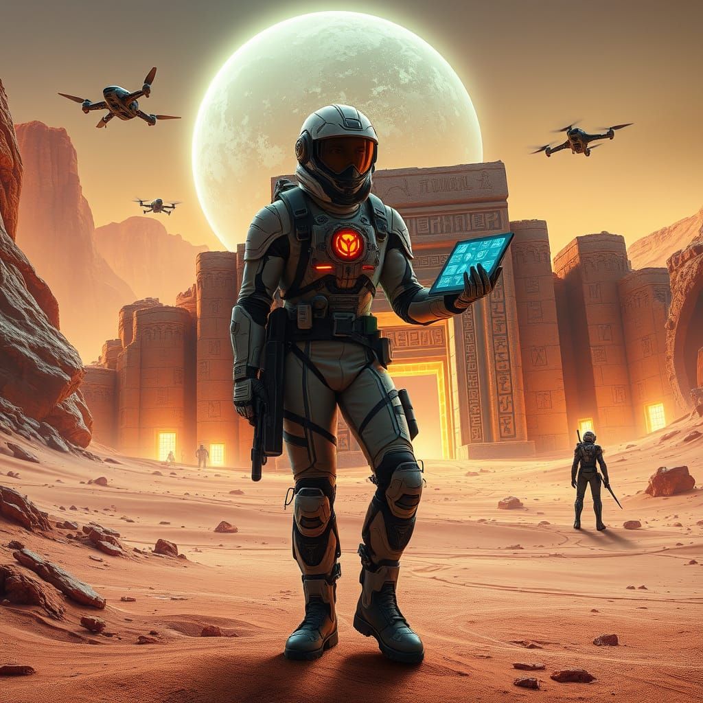 Cyberpunk Archaeologist Unveils Ancient Alien Secrets